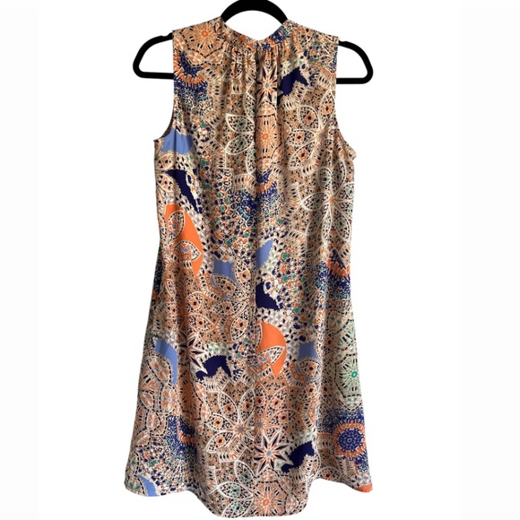 Vintage style hippy chic dress or tunic top in multi colour awesome fun pattern - Picture 3 of 8